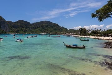 Coastal landscape on Ko Phi Phi Don