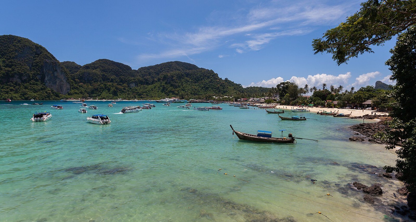 Coastal landscape on Ko Phi Phi Don